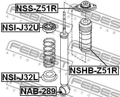 Купить Febest NSSZ51R – отличная цена на EXIST.UA!