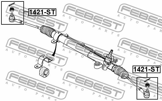 Купить Febest 1421-ST по низкой цене в Украине!