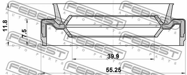 Купить Febest 95EAS-41550812X по низкой цене в Украине!