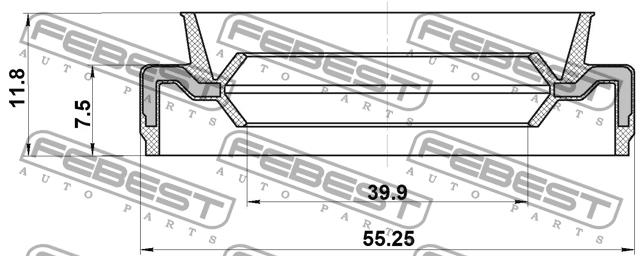 Купить Febest 95EAS-41550812X по низкой цене в Украине!