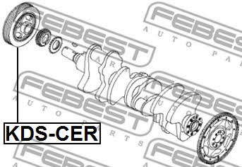 Шкив коленчатого вала Febest KDS-CER