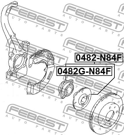 Купить Febest 0482GN84F – отличная цена на EXIST.UA!