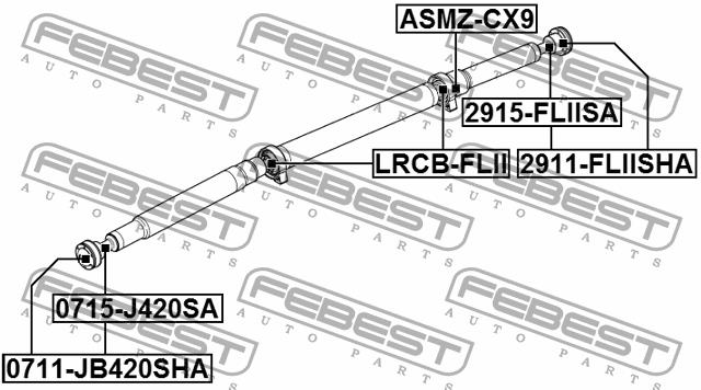 Купити Febest 0715JB420SA – суперціна на EXIST.UA!