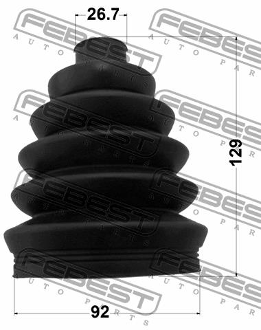 Купити Febest 2717P-S80 за низькою ціною в Україні!