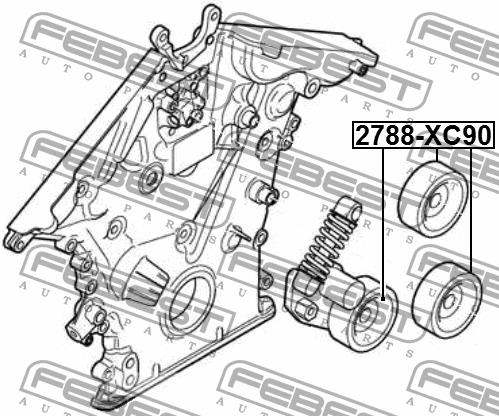 Купить Febest 2788XC90 – отличная цена на EXIST.UA!