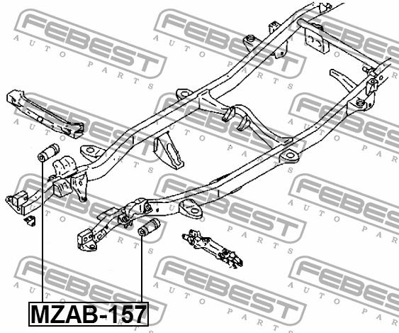Купить Febest MZAB157 – отличная цена на EXIST.UA!
