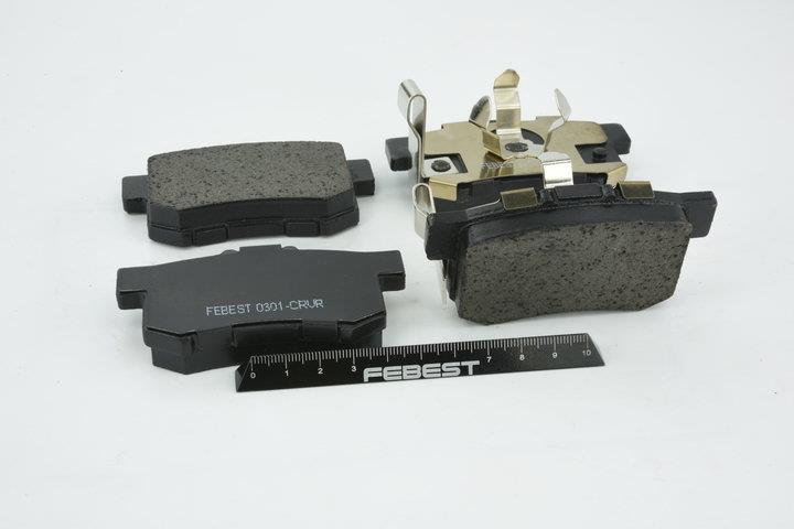 Гальмівні колодки задні, комплект Febest 0301-CRVR