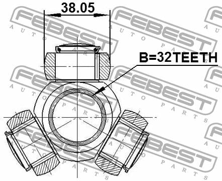 Купить Febest 0116CDT220 – отличная цена на EXIST.UA!