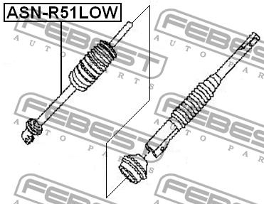 Купити Febest ASN-R51LOW за низькою ціною в Україні!