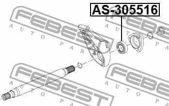 Купити Febest AS-305516 за низькою ціною в Україні!