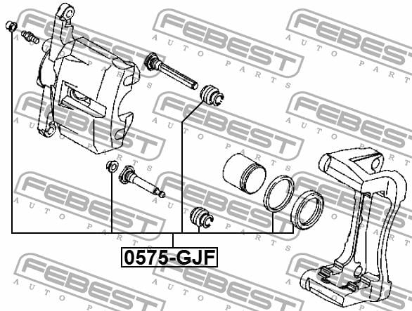 Ремкомплект суппорта Febest 0575-GJF