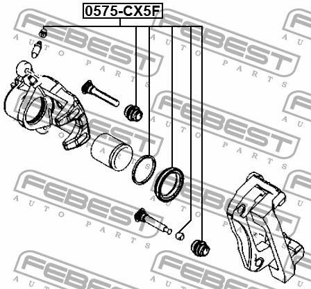 Купить Febest 0575CX5F – отличная цена на EXIST.UA!