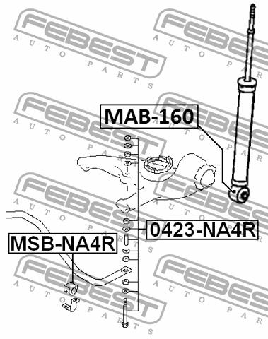 Купить Febest MAB160 – отличная цена на EXIST.UA!
