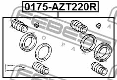 Купити Febest 0175AZT220R – суперціна на EXIST.UA!
