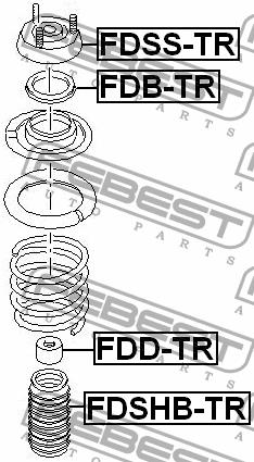 Купить Febest FDSHBTR – отличная цена на EXIST.UA!