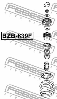 Підшипник опори амортизатора Febest BZB-639F