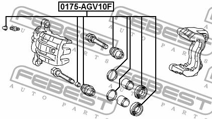 Купити Febest 0175AGV10F – суперціна на EXIST.UA!