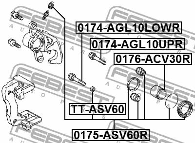 Купить Febest 0175ASV60R – отличная цена на EXIST.UA!