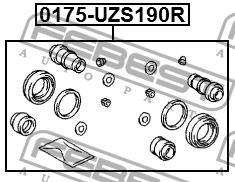 Купити Febest 0175UZS190R – суперціна на EXIST.UA!