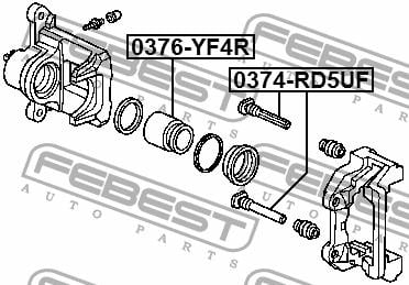 Купить Febest 0376YF4R – отличная цена на EXIST.UA!