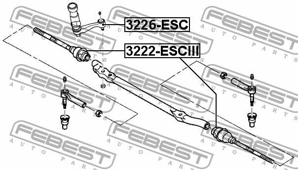 Купить Febest 3226-ESC по низкой цене в Украине!