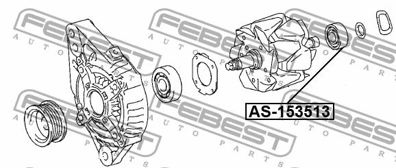 Купить Febest AS-153513 по низкой цене в Украине!