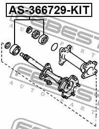 Купити Febest AS-366729-KIT за низькою ціною в Україні!