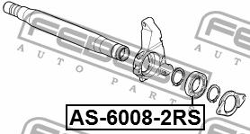 Підшипник кульковий Febest AS-6008-2RS