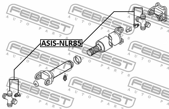 Купити Febest ASIS-NLR85 за низькою ціною в Україні!