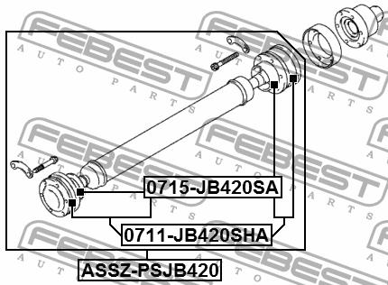 Купить Febest ASSZPSJB420 – отличная цена на EXIST.UA!