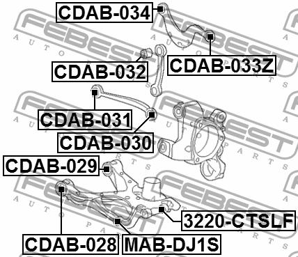 Купить Febest CDAB-031 по низкой цене в Украине!