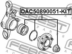 Купити Febest DAC50890051-KIT за низькою ціною в Україні!