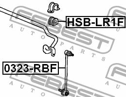 Купить Febest HSBLR1F – отличная цена на EXIST.UA!
