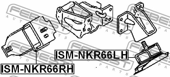 Febest Подушка двигателя правая – цена 516 UAH
