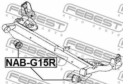 Купить Febest NABG15R – отличная цена на EXIST.UA!