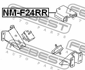 Febest Подушка двигателя задняя – цена 312 UAH