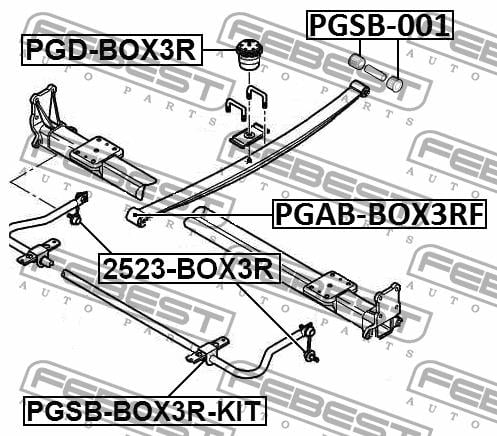 Купить Febest PGSB-BOX3R-KIT по низкой цене в Украине!