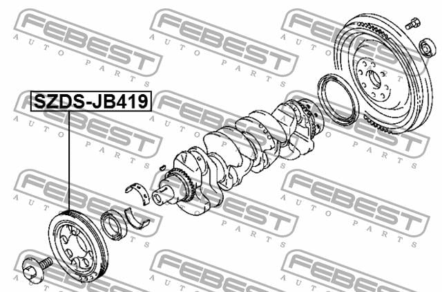 Febest Шкив коленчатого вала – цена 2250 UAH