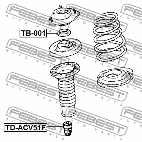 Купить Febest TDACV51F – отличная цена на EXIST.UA!