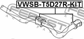 Купить Febest VWSBT5D27RKIT – отличная цена на EXIST.UA!
