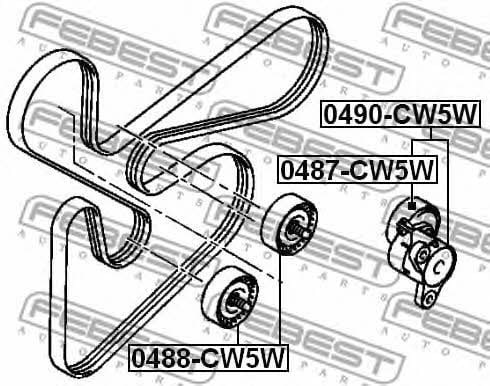 Купить Febest 0490CW5W – отличная цена на EXIST.UA!
