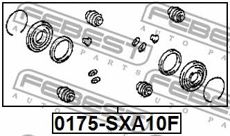 Купити Febest 0175-SXA10F за низькою ціною в Україні!