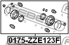 Купити Febest 0175-ZZE123F за низькою ціною в Україні!