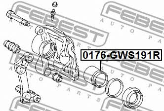 Купити Febest 0176-GWS191R за низькою ціною в Україні!