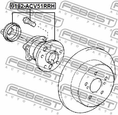 Купить Febest 0182ACV51RRH – отличная цена на EXIST.UA!