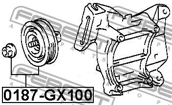 Купить Febest 0187GX100 – отличная цена на EXIST.UA!