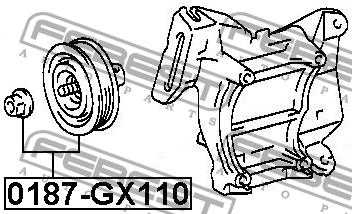 Купить Febest 0187-GX110 по низкой цене в Украине!