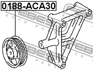 Купить Febest 0188ACA30 – отличная цена на EXIST.UA!
