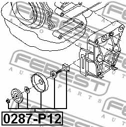 Купить Febest 0287P12 – отличная цена на EXIST.UA!