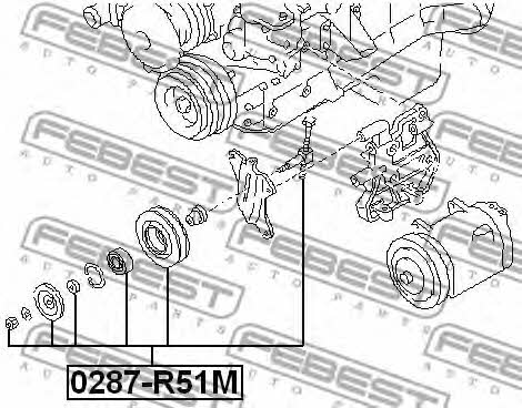 Купить Febest 0287-R51M по низкой цене в Украине!